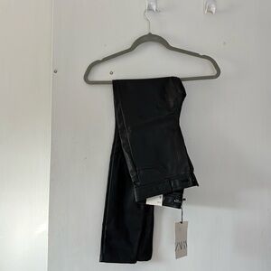 Zara leather pants